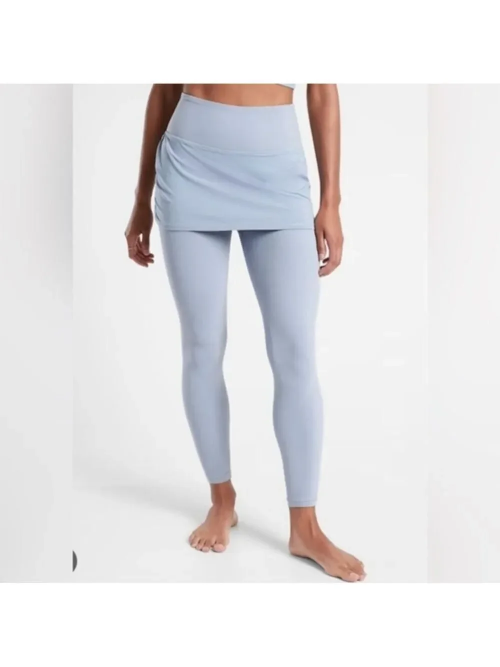 Athleta Elation Skirt Tight 2 In 1 7/8 Sky Blue